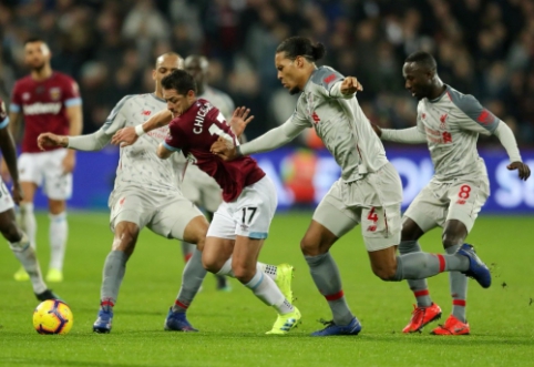 "Premier" league: "West Ham" took away another two valuable points from "Liverpool"