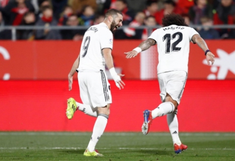 K. Benzema in form led "Real" to the semi-finals of the King's Cup.