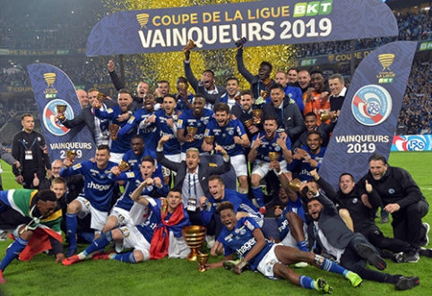 "Strasbourg" triumphed in the final of the French League Cup