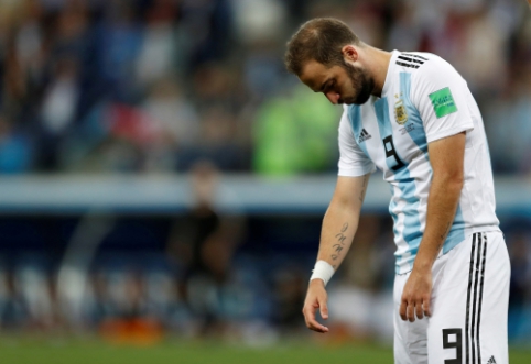 G. Higuain announced the end of his career in the Argentine national team