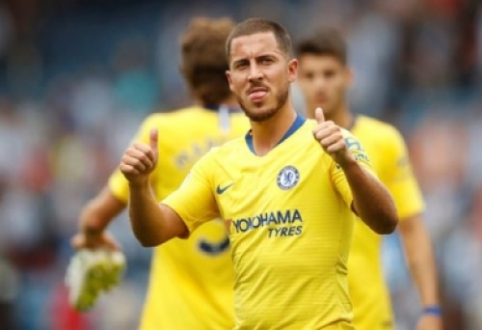 E. Hazard focuses all his attention on the "Chelsea" team