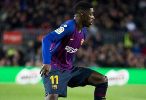 "Barcelona" will likely play against "Lyon" without O. Dembele