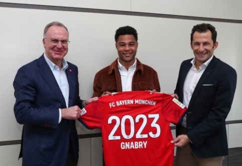 Official: S. Gnabry has linked his future with "Bayern"