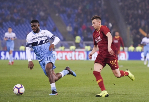 In the Rome derby, "Lazio" secured a confident victory