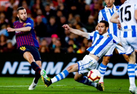 "Barca" defeated "Real Sociedad" team at home