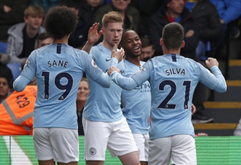 Led by R. Sterling, "Man City" celebrated victory in the "Premier" league