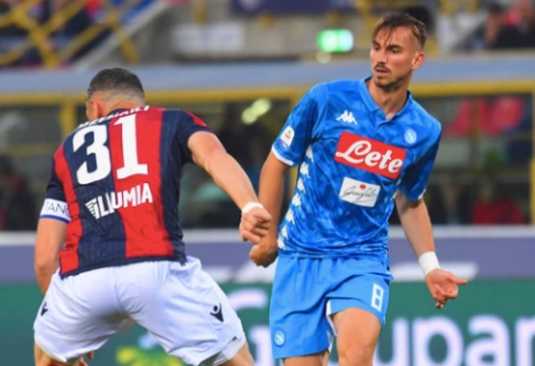 "Napoli" finishes unsuccessfully in the Italian championships against "Bologna"