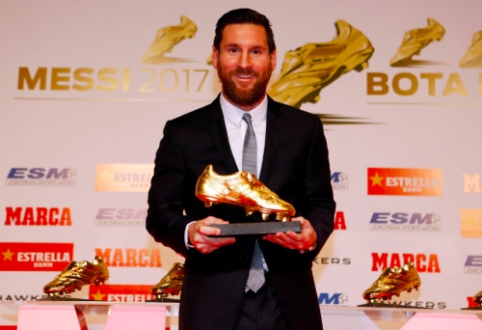 L. Messi in hands - sixth "Golden Boot"