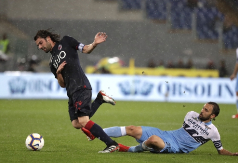 In Italy - the dramatic draw between "Lazio" and "Bologna" teams