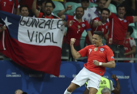 Chile defeated Ecuador after a fierce battle.