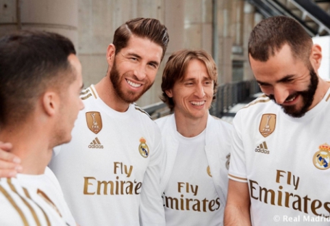 Real Madrid presented the home kit for the next season