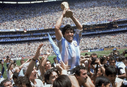 D. Maradona's "Hand of God" goal ball - at auction