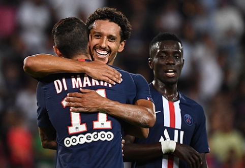 PSG crushed opponents, "Monaco" reached a draw.