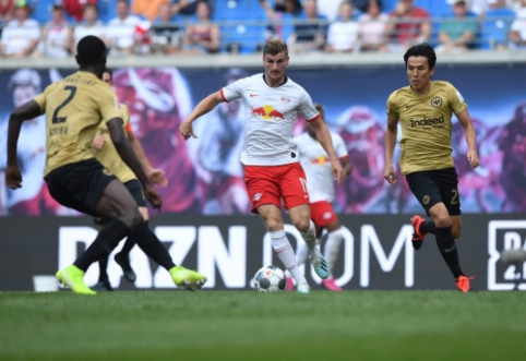 "RB Leipzig" defeated the "Eintracht" team at home