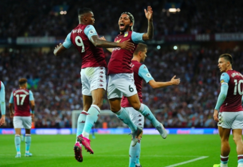 "Aston Villa" secured their first points in the "Premier" league