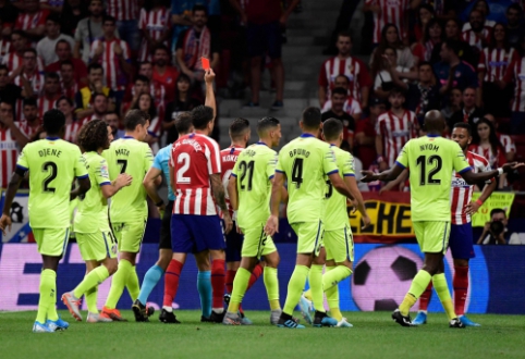 Red Card Fest - minimal "Atletico" victory