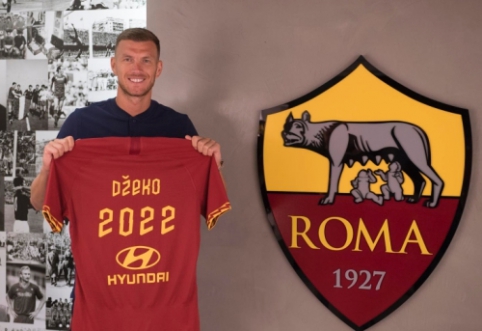 E. Dzeko signed a new contract with "Roma" club linked to "Inter"