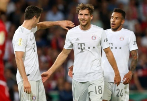 "Bayern" easily overcame the first stage of the "DFB Pokal"