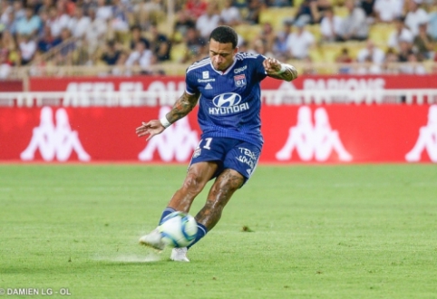 "Lyon" started the victory in the country's championships against "Monaco"