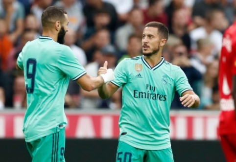 E. Hazard opened the scoring account at Real Madrid club