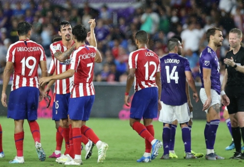 Atletico defeated the MLS stars in friendly matches.