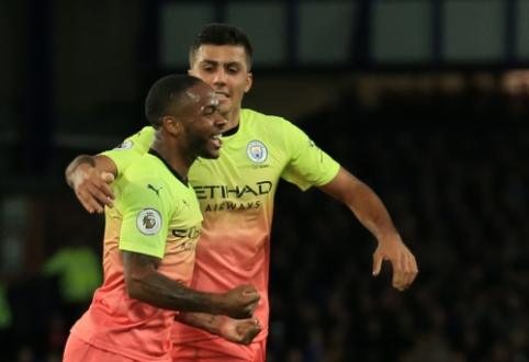 "In the second half, "Man City" proved superiority over "Everton"