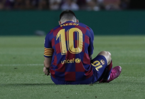 E. Valverde reassures club fans: L. Messi's injury is not serious