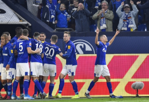 "At the end of the match, "Schalke" defeated the "Mainz" team"