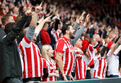 "Stoke City" club has the most undisciplined fans in England