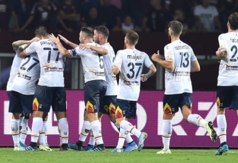 "Lecce" unexpectedly defeated "Torino" team on the road