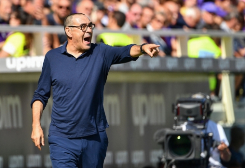 M. Sarri rejoices in the earned point in the match against "Fiorentina"