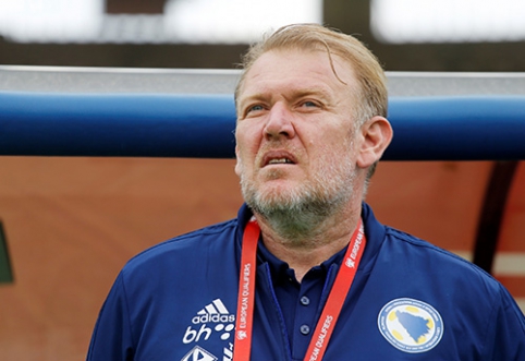 R. Prosinečkis stepped down from the Bosnian national team coach position