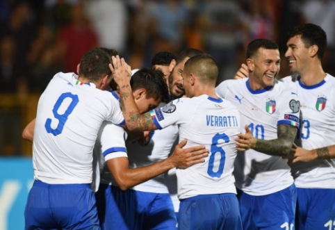 Italy achieved their fifth victory in the European Championship qualifiers