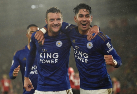 "The Leicester" attacking machine crushed "Southampton" football players"