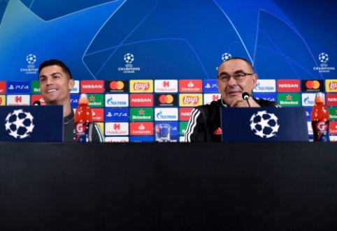 Wanting to reach the top of the Champions League, C. Ronaldo says, "We have improved under Sarri"