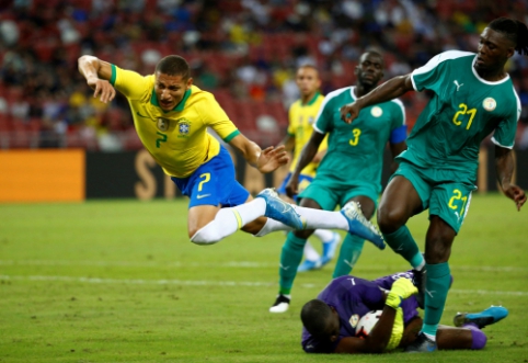 Brazilians did not overcome Senegal in friendly match