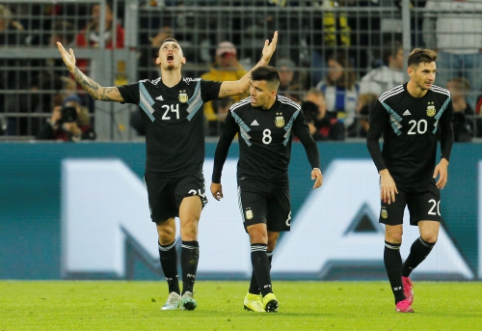 The Germans did not hold a two-goal lead in the match against Argentina.