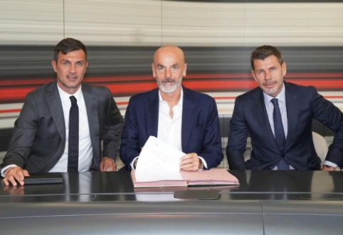 Confrontationally met with "Milan" fans S. Pioli: "Criticism pushes me forward"