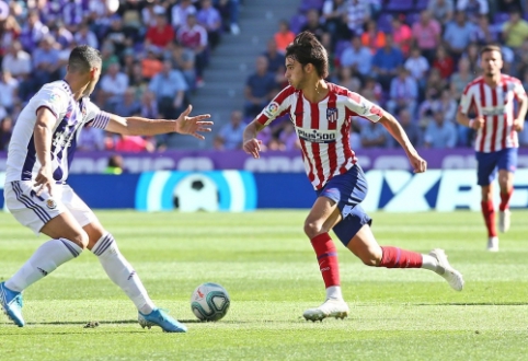 "Real Valladolid" team did not manage to beat "Atletico" stuck in the attack again