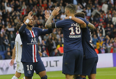 M.Icardi and Neymar penalize "Angers" team with goals