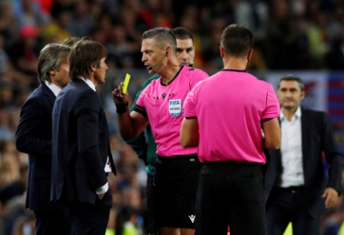 A. Conte was dissatisfied with the referees' work after the match with "Barcelona"