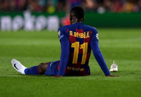 O. Dembele will no longer appear on the field this year