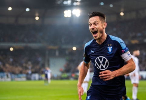 In the Europa League - Impressive Farewell of M. Rosenberg to "Malmo" Fans