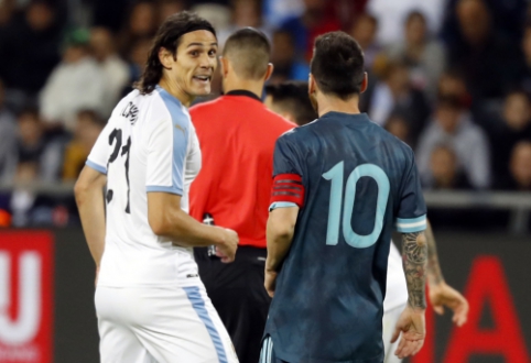 Passion for South American football: E. Cavani suggested L. Messi to join the "manly" battle