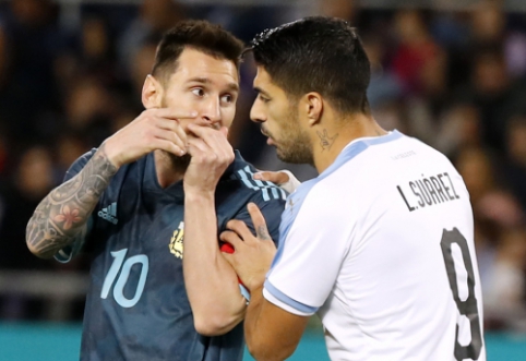 L. Messi outshined in the match against Uruguay.