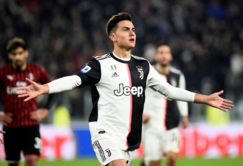 P. Dybala's goal gifted "Juventus" team victory in the match against "AC Milan"