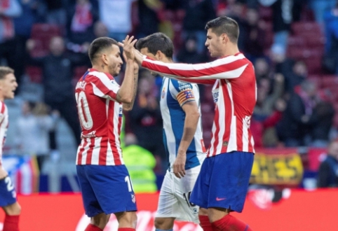 A. Morata scored a goal again, and "Atletico" returned to the path of victories.