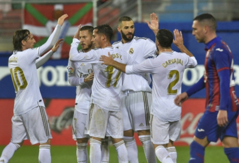 "Real" Madrid hosted another goal fiesta against Eibar