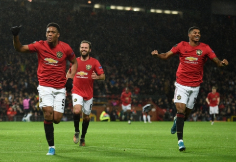 EN: "Man Utd" had no trouble with "Partizan", "Gladbach" crushed "Roma"