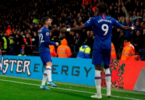 The duet of T. Abraham and C. Pulisic brought "Chelsea" to victory over Watford.